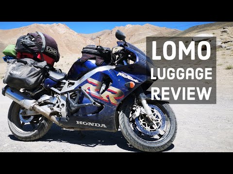 Lomo motorcycle luggage review - Lomo panniers, Lomo tank bag & Lomo dry bag review