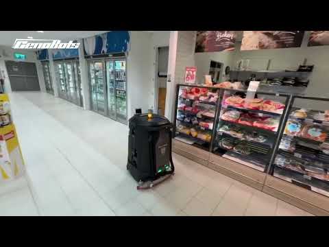 Autonomous cleaning robots CenoBots L4 for supermarket cleaning