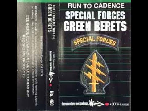 US Army Green Beret Running Cadence 1980's pt. 1
