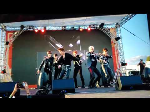 MonstaX intro to shootout at the jingle ball in LA