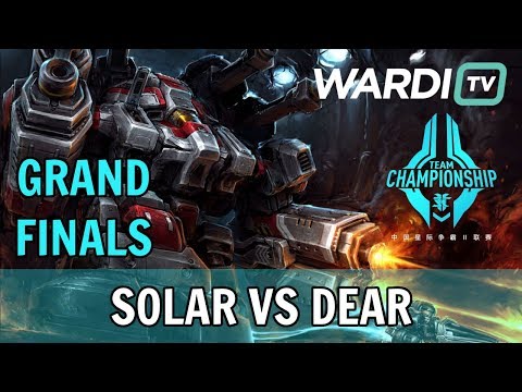Dear vs Solar (PvZ) - China Team Championship Pre-Season GRAND FINALS