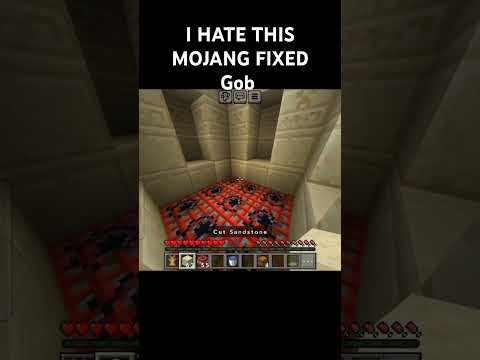 I HATE THIS MOJANG FIXED Gob #minecraft #video #gaming #like #share