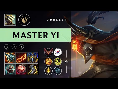 Master Yi Jungle vs Viego - KR Grandmaster Patch 25.23