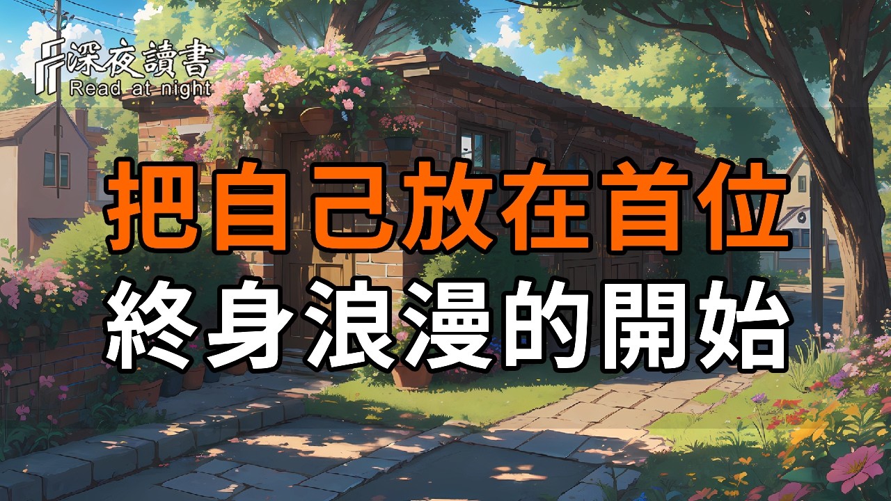 弘一法師：把自己放在第一位，是終身浪漫的開始！戒掉卑微與討好，餘生更清靜【深夜讀書】#人生感悟 