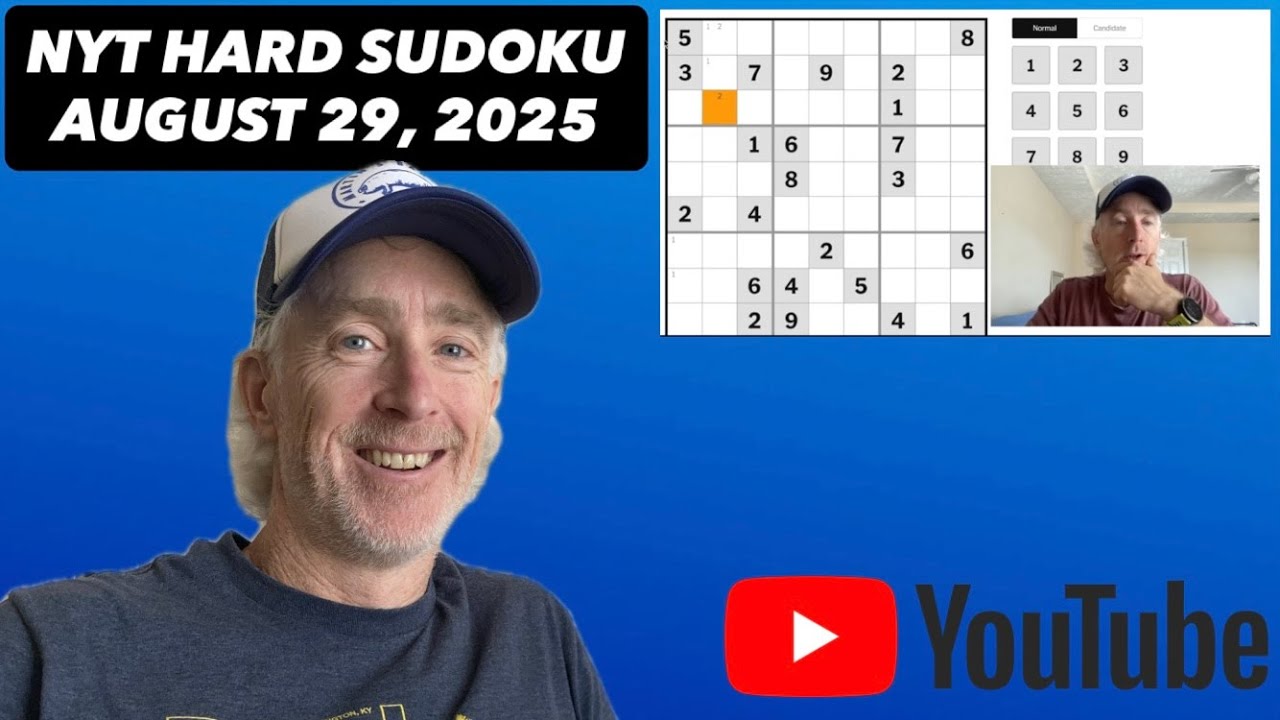 Let's CRACK the NYT Hard Sudoku! [August 29, 2025] Walkthrough Solution