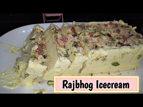 Rajbhog Icecream recipe|| summer special ||How to make Rajbhog Icecream, Easy homemade ice cream..