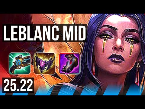 LEBLANC vs ZED (MID) | 6/2/7 | KR Master | 25.22