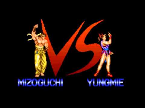 Fighter's History:Mizoguchi Kikiippatsu!!(SNES)Gameplay