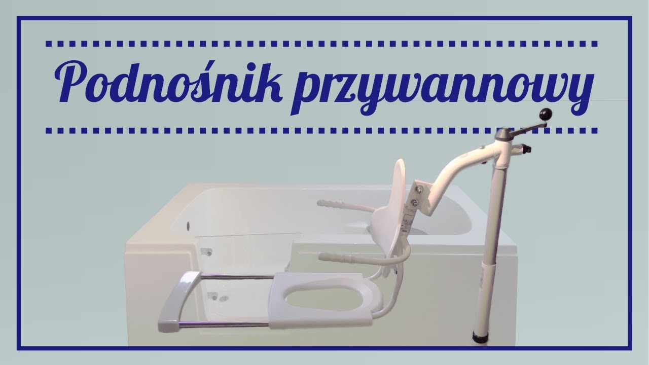 Podnośnik przywannowy z ręczną regulacją siedziska