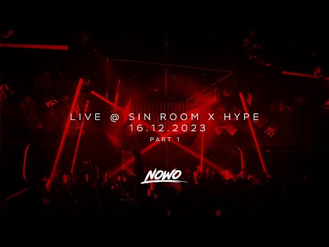 Nowo - Live @ Sin Room x Hype Pt.1 (16.12.2023) | Melodic Techno, Progressive House, Indie Dance