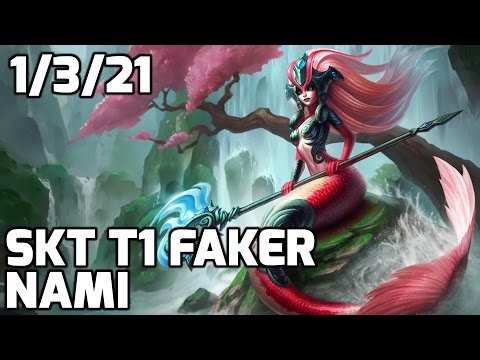 SKT T1 Faker Nami vs Soraka [Patch 5.14]