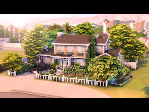 American Suburban 🏡// The Sims 4: Speed Build // No CC