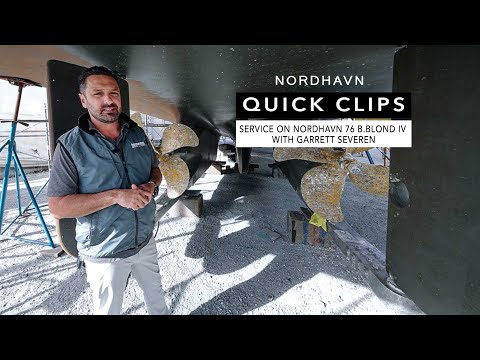 SERVICE ON NORDHAVN 76 B.BLOND IV WITH GARRETT SEVEREN