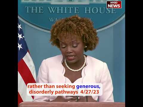 Karine Jean-Pierre Promises 'Immigration Process That Is Humane,' 27 Months After Biden Took Office