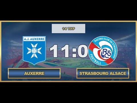 AFL. France. Ligue 2. Tour 14. Auxerre - Strasbourg Alsace