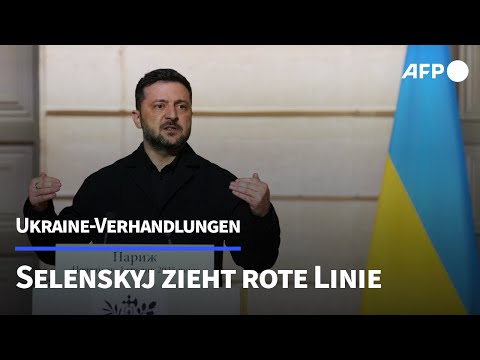 Ukraine-Verhandlungen: Selenskyj zieht rote Linien | AFP