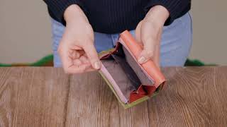 Модний жіночий гаманець з якісної натуральної шкіри ST Leather 19464 різнокольоровий