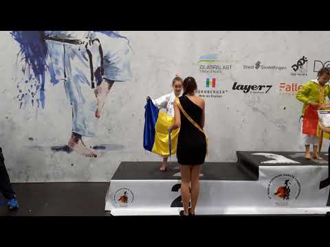 Ceremonia de premiere la Campionatul mondial de karate Fudokan Germania 1-3.11.2019