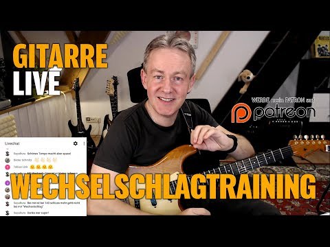 Live Video: Wechselschlagtraining - Klassik - Yngwie Malmsteen Style