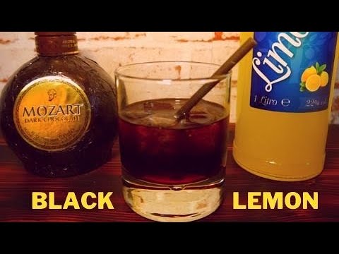 Mozart meets Italy: BLACK LEMON COCKTAIL Recipe