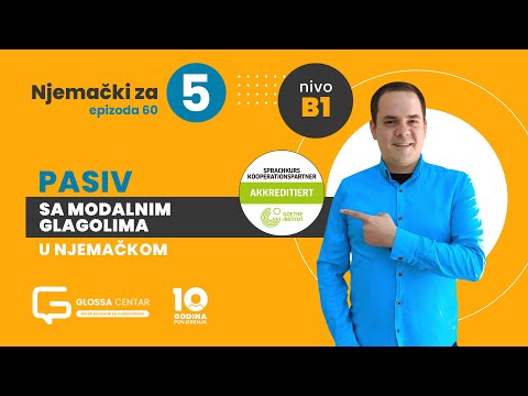 Njemački za 5 | Pasiv sa modalnim glagolima | njemački B1 (sezona 4, epizoda 60)