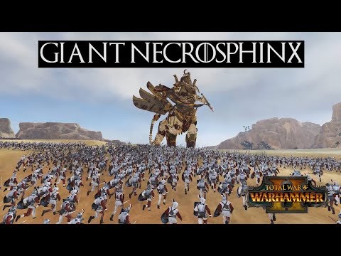 Total War Warhammer 2 Giant Necrosphinx