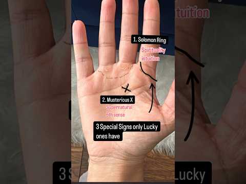 3 special signs in hand | solomon ring | mystic cross | girdle of Venus #palmistry #hand #astro