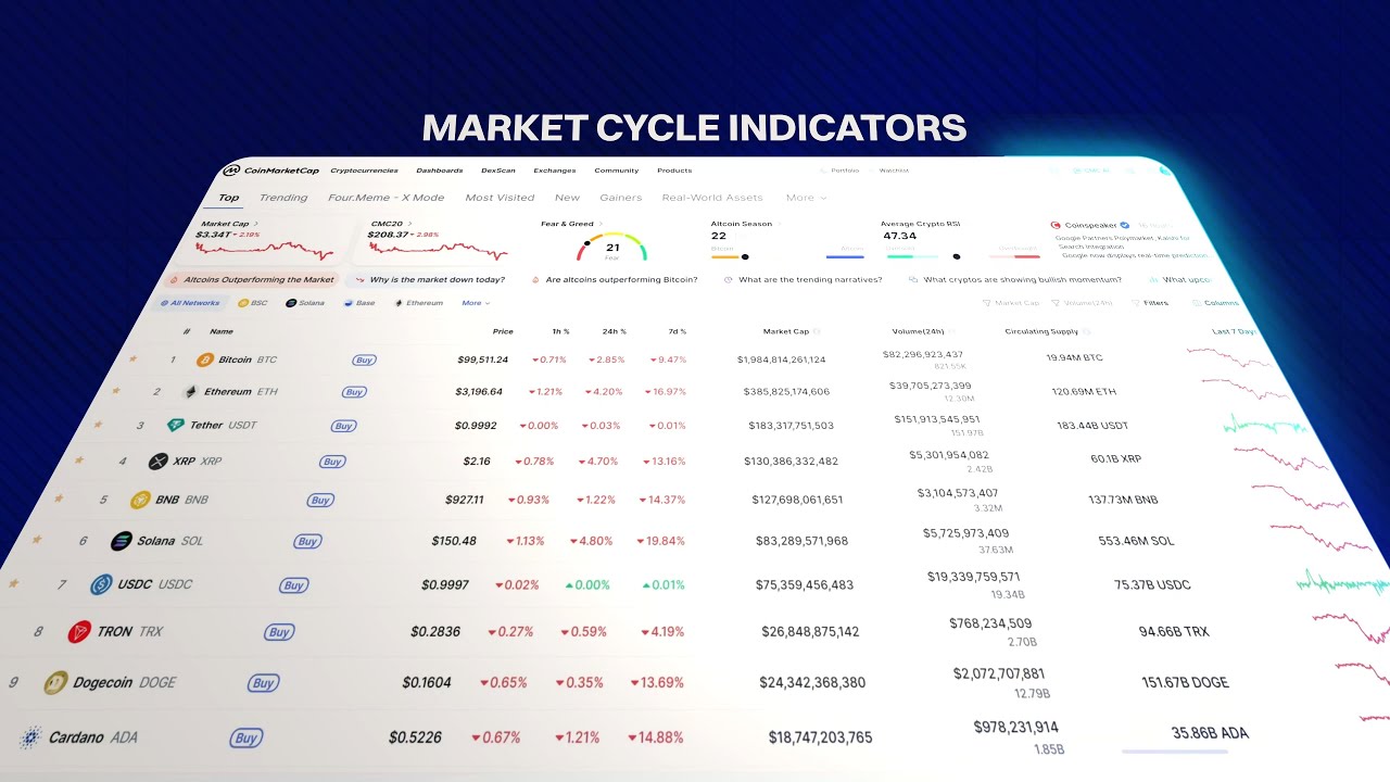 🔎 CMC Product Highlight | Market Cycle Indicators