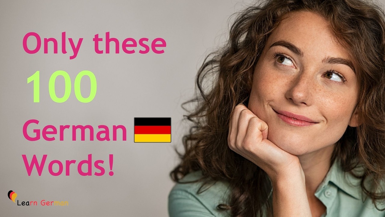 Speak German in 4 Weeks: The 100 Most Important Words for Beginners | Learn German