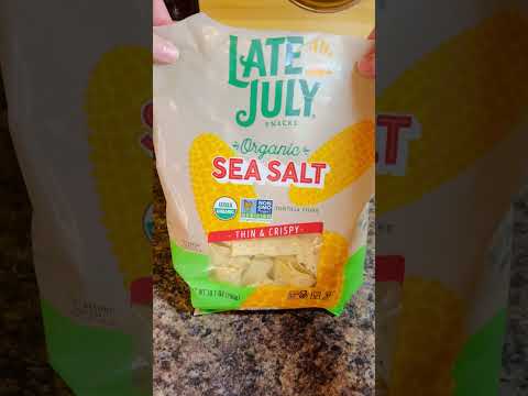 Late July Thin & Crispy Organic Tortilla Chips Honest Review #latejuly #honestfoodreviews #reviews