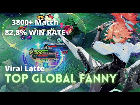 Top Global 1 Fanny Gameplay | Viral Latte | Mobile Legends