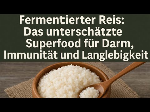 Warum Reiswein und fermentierte Reisspeisen dein Mikrobiom stärken und das Altern verlangsamen