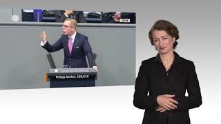 Gebärdensprachvideo: AfD-Anträge zu Grund­rechten stoßen auf Widerspruch