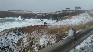 preview picture of video 'Newfoundland windstorm Nov 2018'