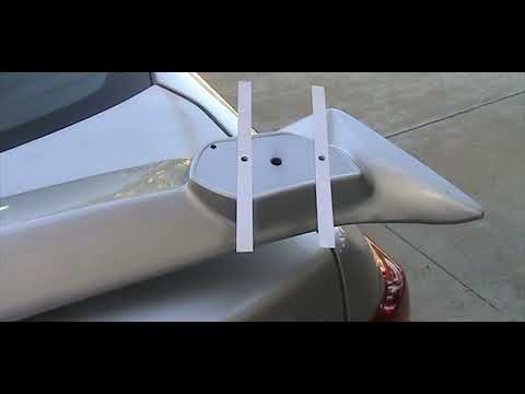 09-13 Toyota Corolla Rear LED Spoiler modify install power electrical connection OEM style SA-902L-P