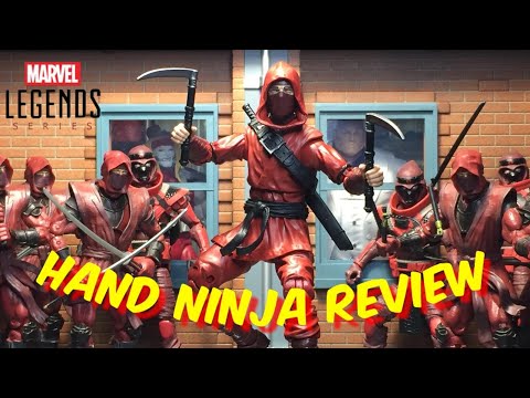 Marvel Legends HAND NINJA Spider-Man Into the Spider-Verse Stilt-Man BAF Wave Action Figure Review