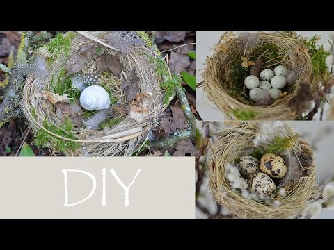 Vogelnest selbst gestalten - Kommt ein Vöglein geflogen...