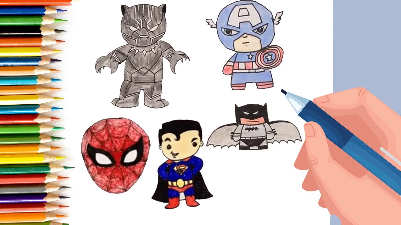 How to Draw Super Heroes for Kids