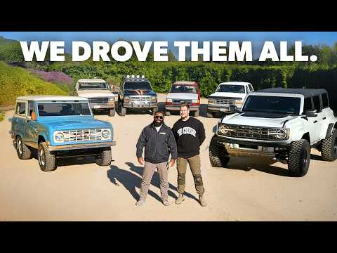 We Drove EVERY Ford Bronco