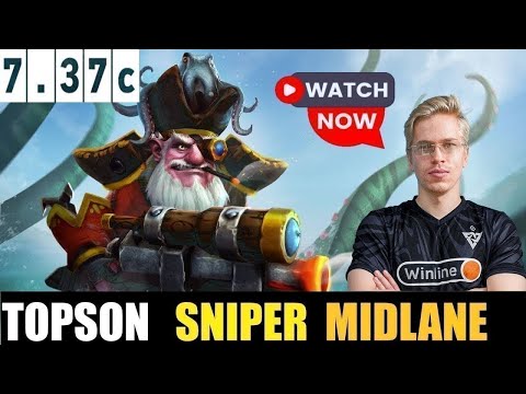 🤯 TOPSON [SNIPER] MID 7.37c- DOTA 2 HIGHEST MMR MATCH #dota2    #dota2gameplay  #topson