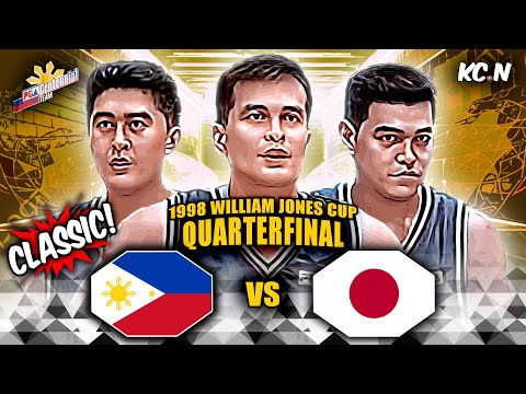 LAST 2 MINUTES THRILLER! Philippines vs Japan | 1998 William Jones Cup