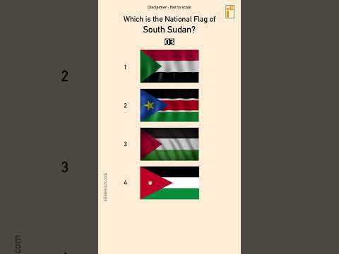 Find the Flag 46 • South Sudan #flag #quiz