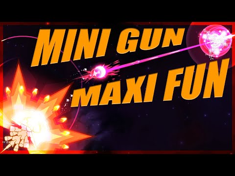 The MINIGUN build Assaults wave 300 on Annihilation in Nova Drift - Self-shot Barrage Railgunnery