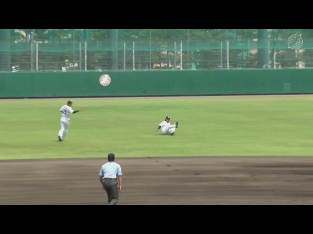 【ファーム】マリーンズ・谷川唯人 レフト前に落ちそうな打球をスライディングキャッチ!!  2023年8月15日 千葉ロッテマリーンズ 対 横浜DeNAベイスターズ