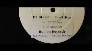 DJ Stealth - Don't Stop (1998 Vinyl)