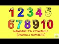 COUNT 1 to 10 in SWAHILI