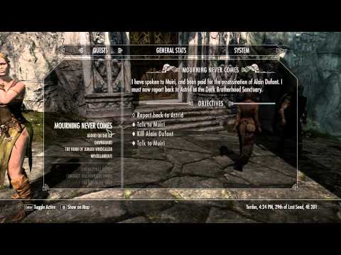 Skyrim Walkthrough | Part 012 | Mourning Never Comes + Blood on the Ice