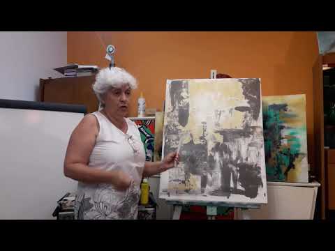 Fusión CrearARTISTA PLASTICA CAROLINA CURTI-OBRA ABSTRACTO FIGURATIVO-NOVEDADES TECNICATURAS.