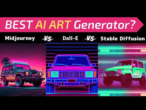 , title : 'BEST AI Art Tools, Compared (Midjourney v4 vs Dalle-2 vs Stable Diffusion)'