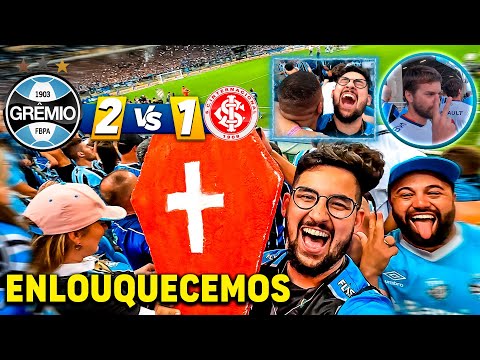 GRÊMIO 2 x 1 inter -  GREnal 438 FOI UMA LOUCURA! QUE FESTA NA ARENA!